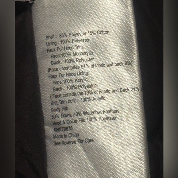 MICHAEL Michael Kors Down Coat Black Size XL - Picture 12 of 13